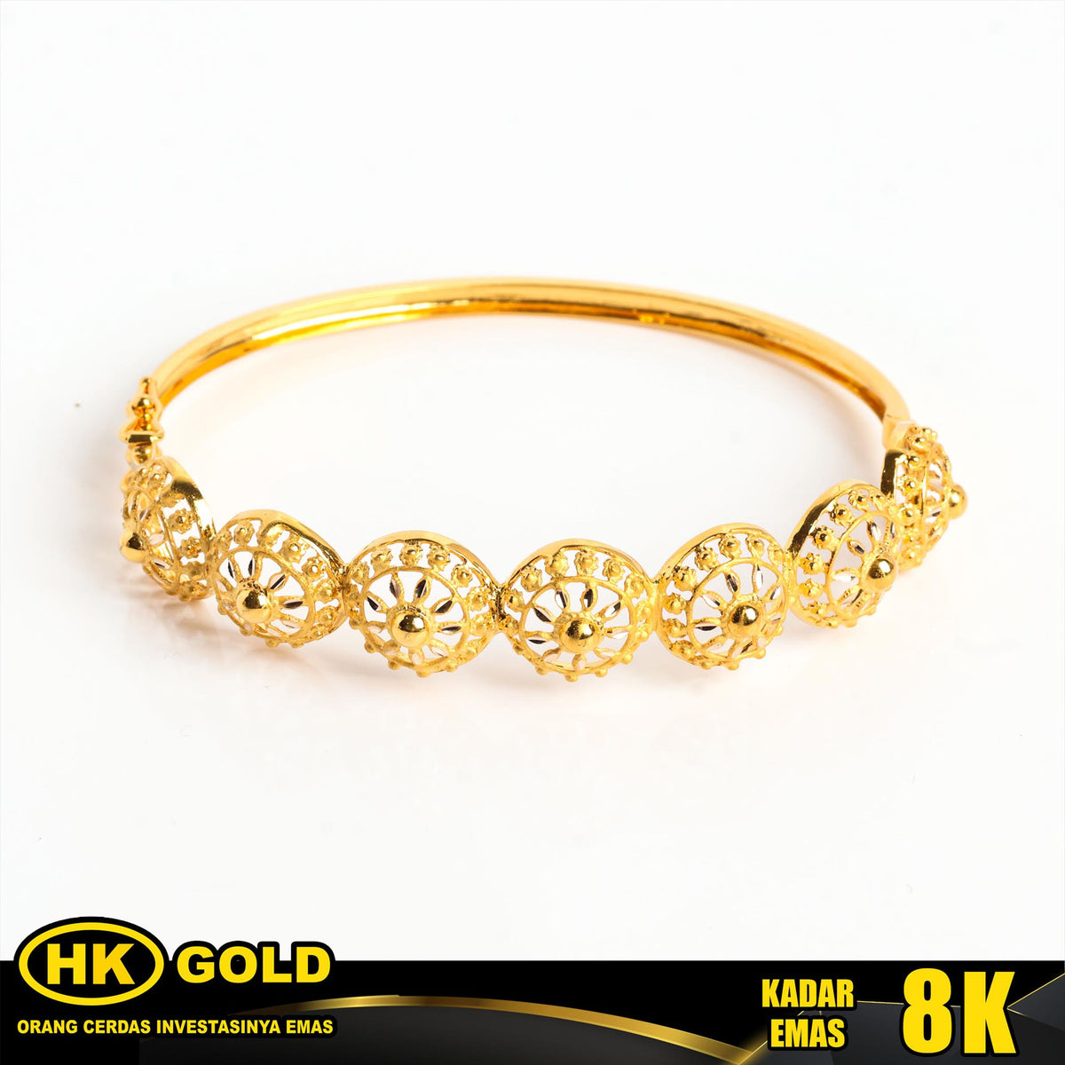 Gelang Emas 8K Bangle Wanita Type 2667 HK GOLD
