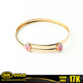 Gelang Emas 17K Bangle Anak Type 1144 HK GOLD