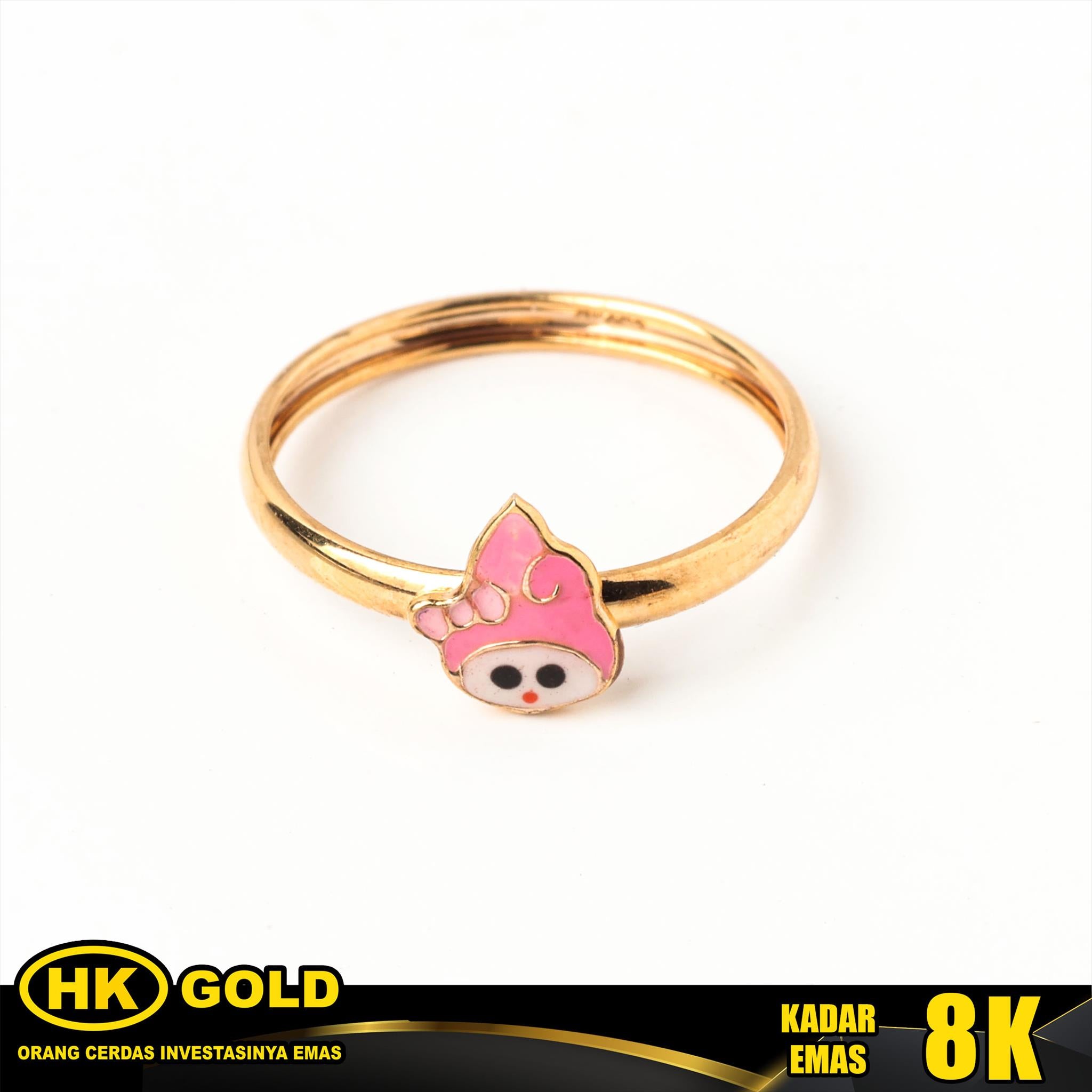 Cincin Emas 8K Wanita Type 1995 Anak HK GOLD