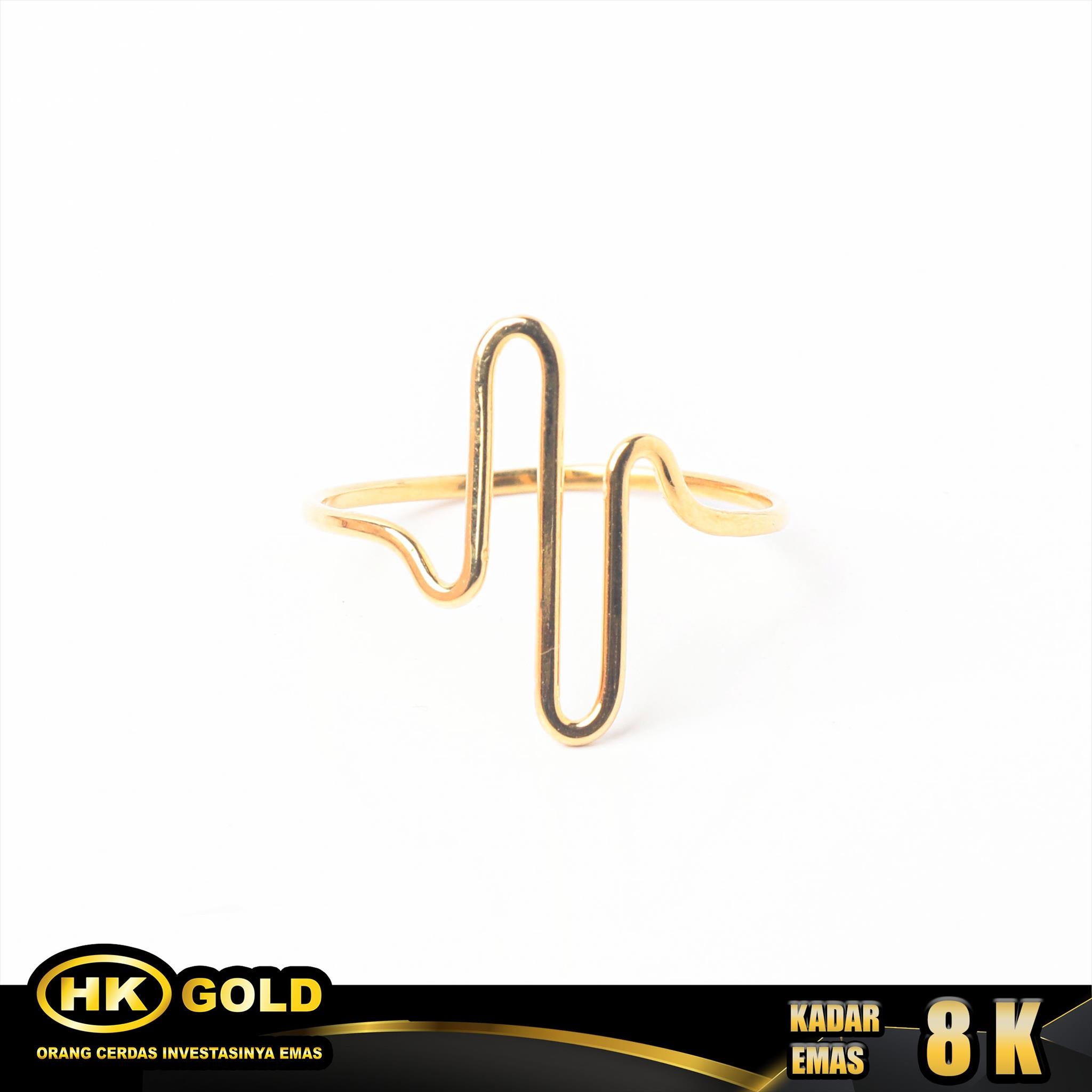 Cincin Emas 8K Type KAI Alira Loop HK GOLD