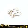 Anting Emas 17K Kait Wanita Type 252 HK GOLD
