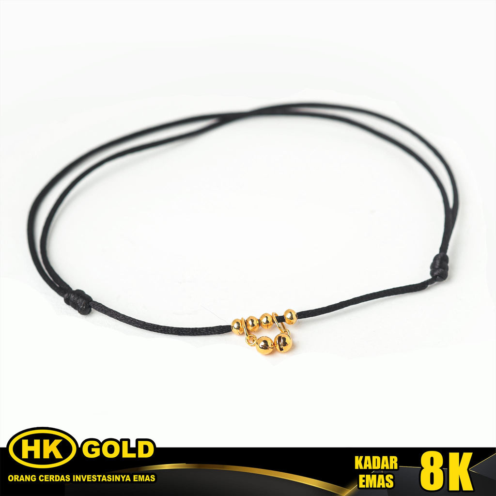 Gelang Emas 8K  Kaki Wanita Type 2393 HK GOLD