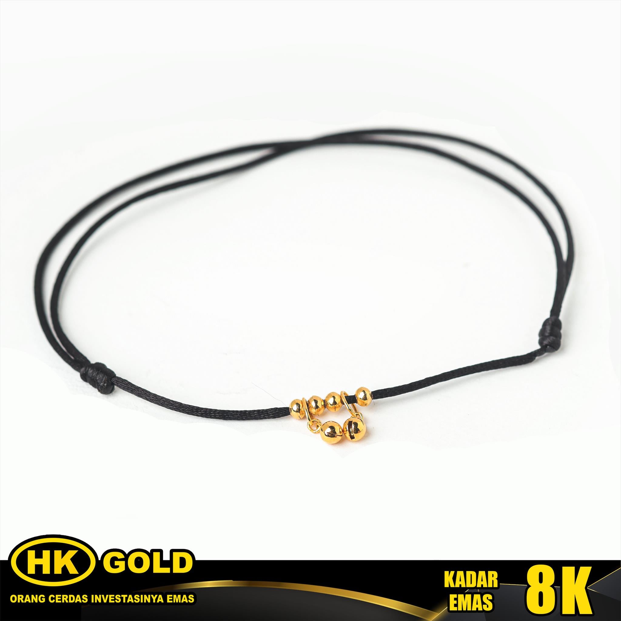 Gelang Emas 8K  Kaki Wanita Type 2393 HK GOLD