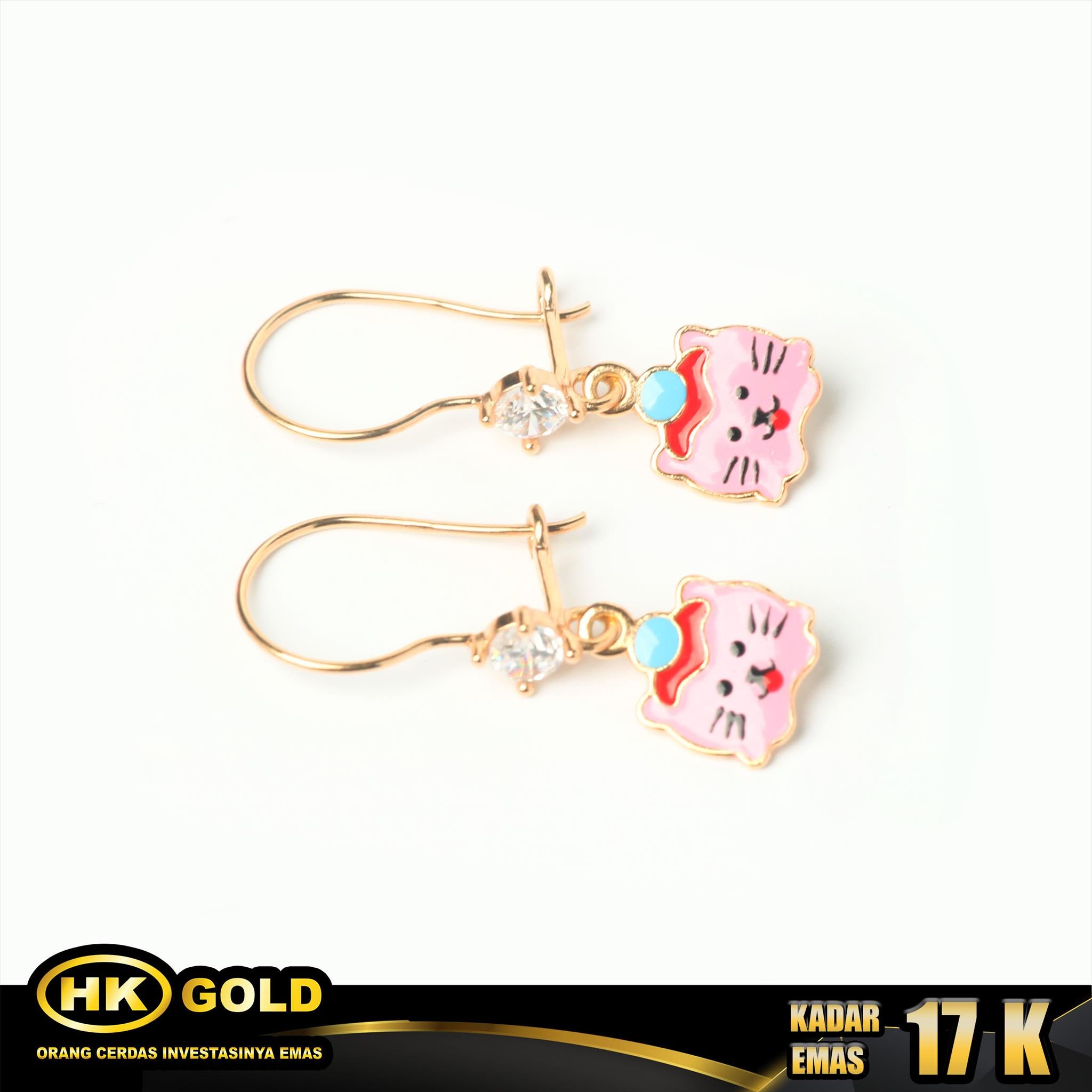 HK MUSTIKA - ANTING EMAS  17K - Type 152