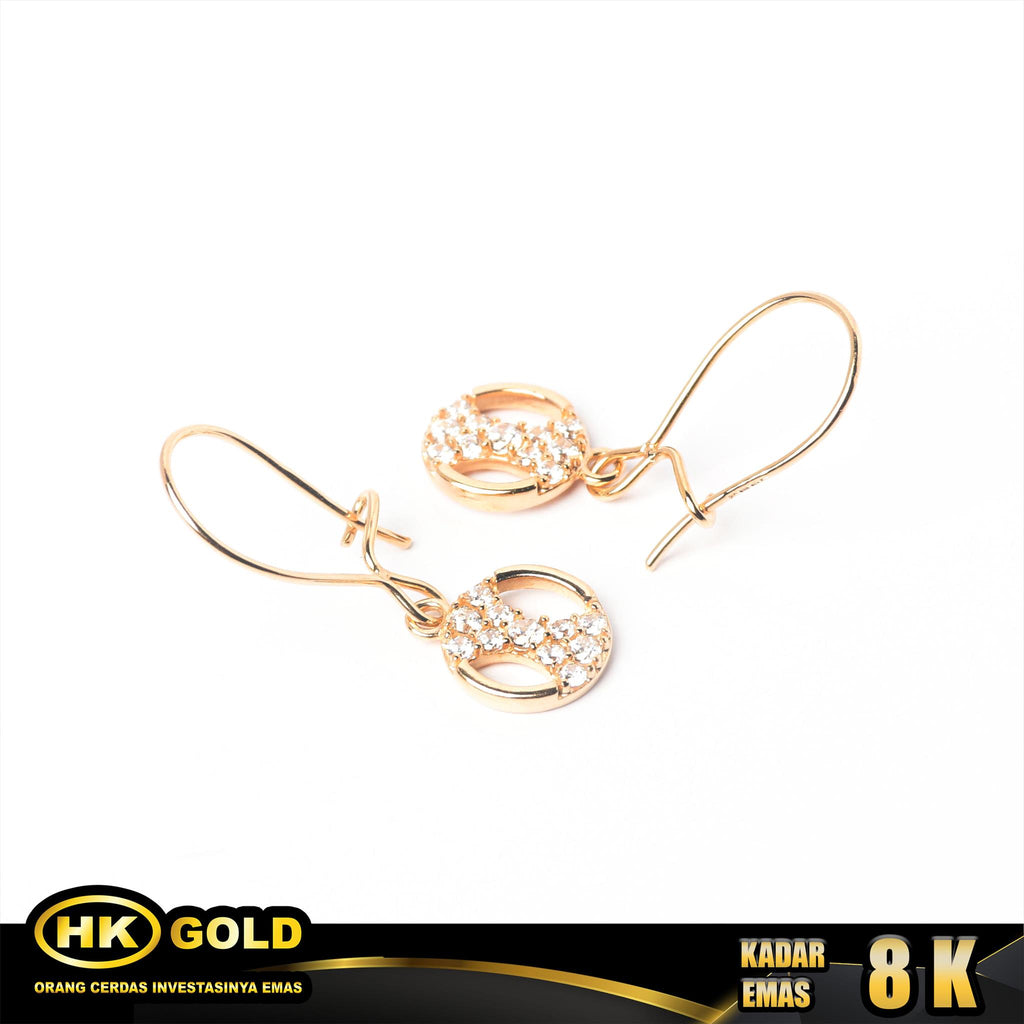 Anting Emas 8K Type 1 HK GOLD