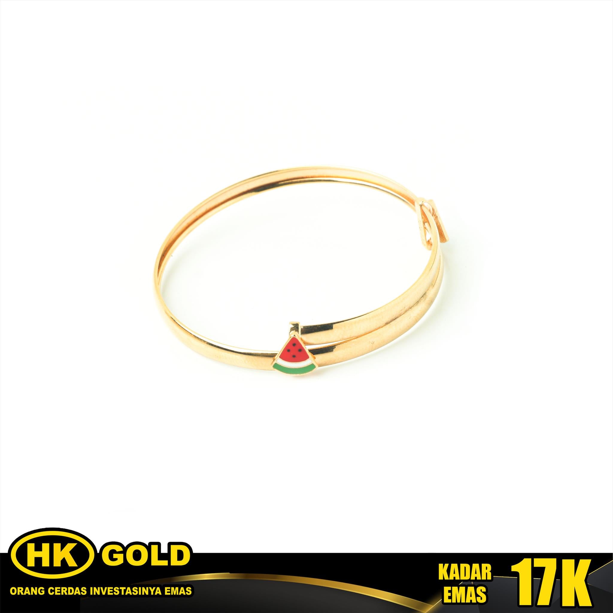 Gelang Emas 17K Bangle Anak Type 1148 HK GOLD