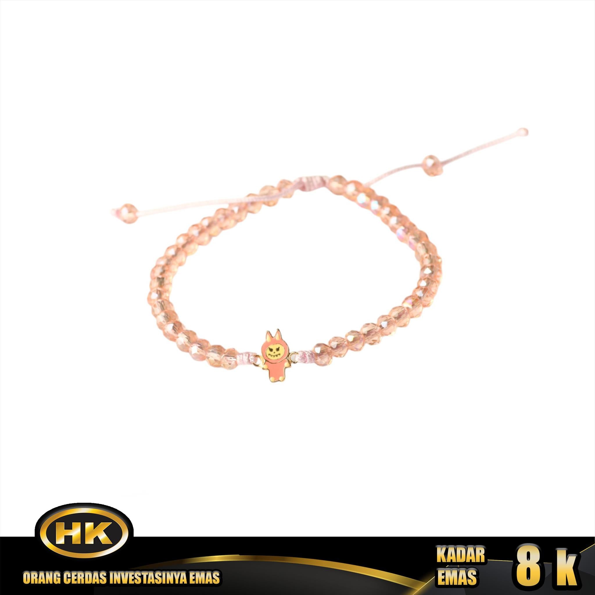 HK MUSTIKA - GELANG EMAS 8K - Type 896 GODIVA LABUBU