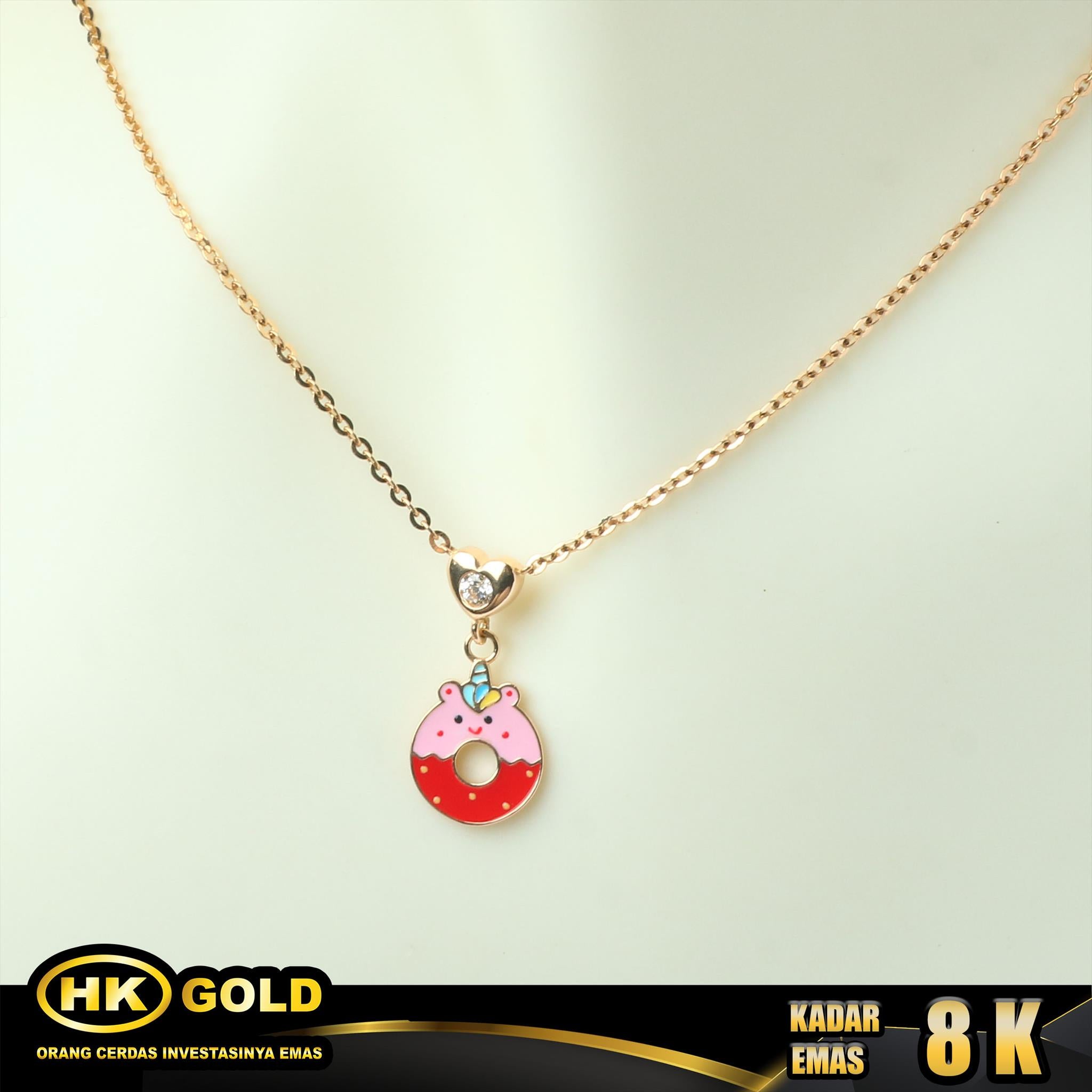 HK MUSTIKA GOLD - KALUNG EMAS 8K - TYPE 804 ANAK