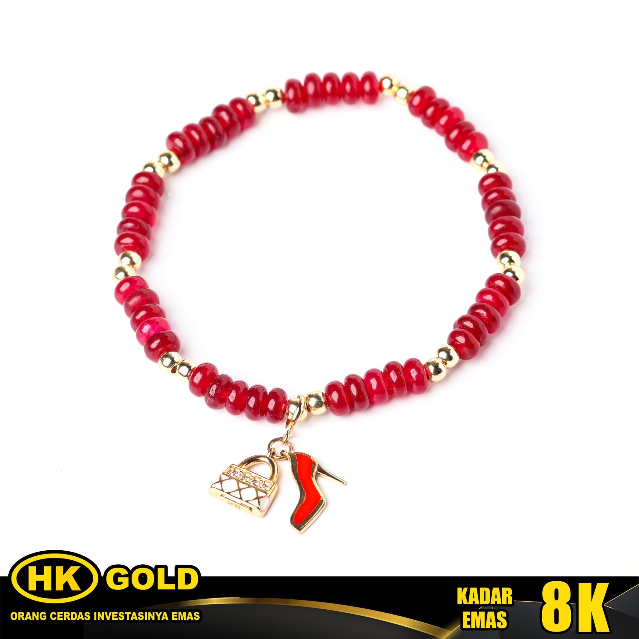 Gelang Emas 8K Bracelet Wanita Type 2486 HK GOLD