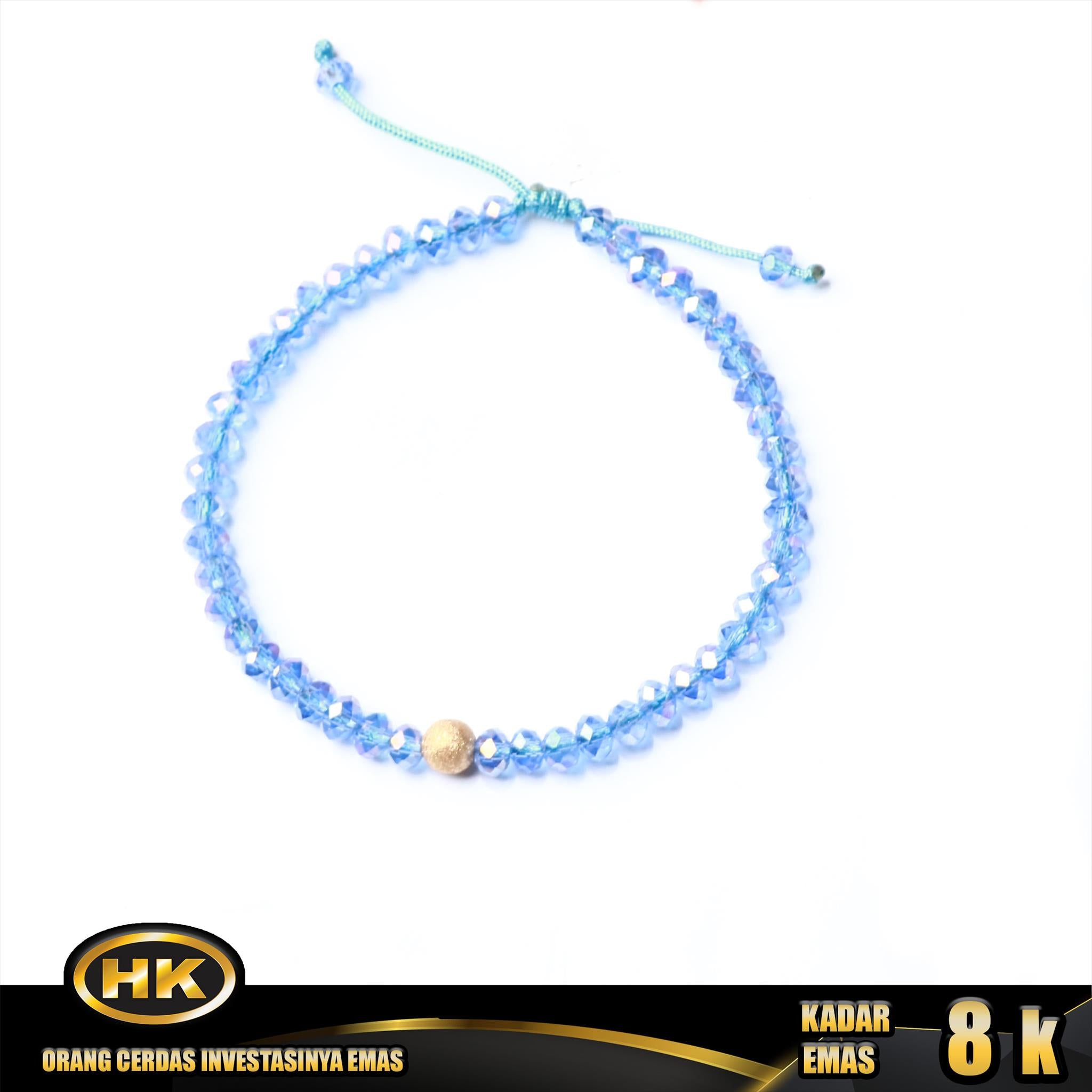 HK Mustika Gold - Gelang Emas  8K - Type 680 Godiva Glitter