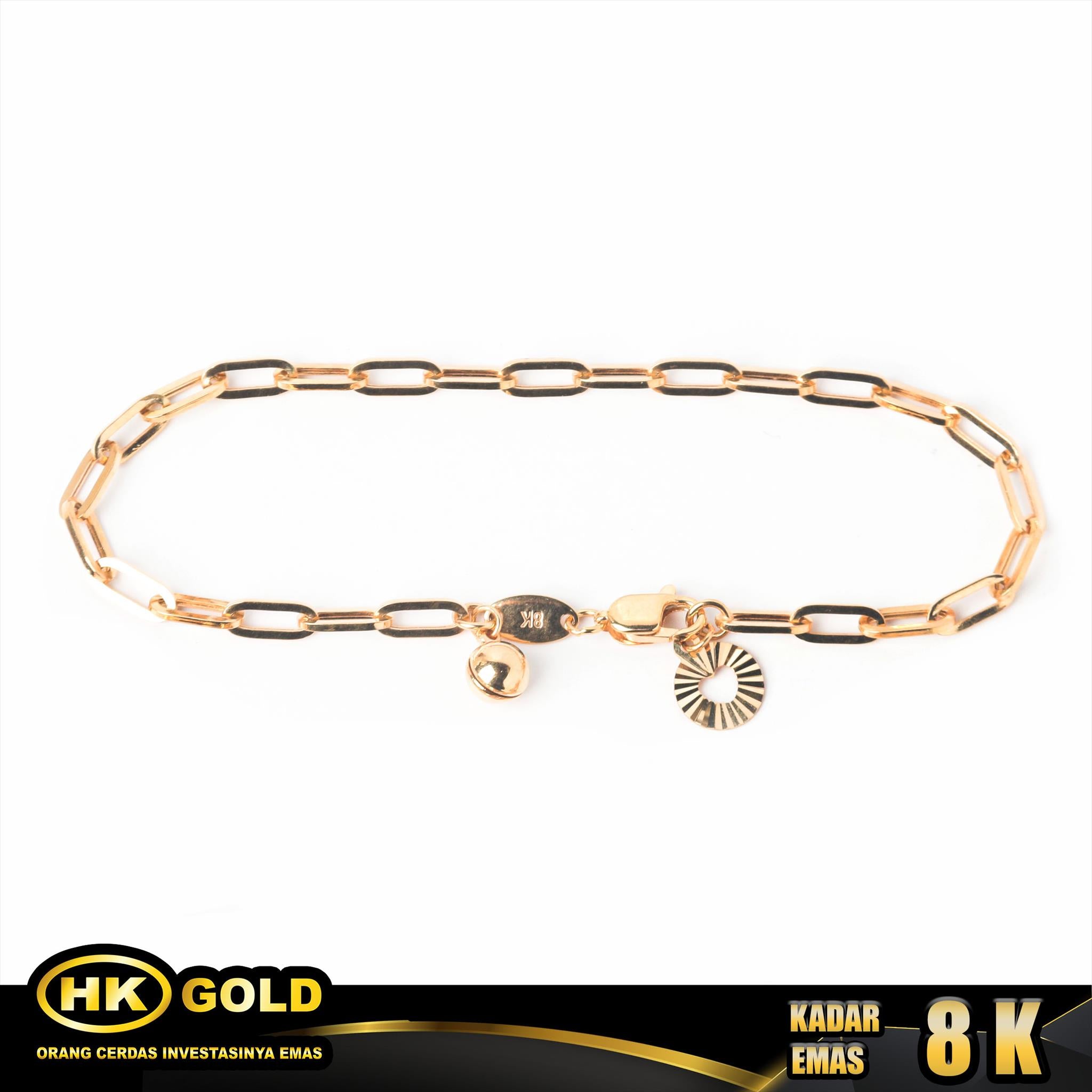 Gelang Emas 8K Type 1756 HK GOLD