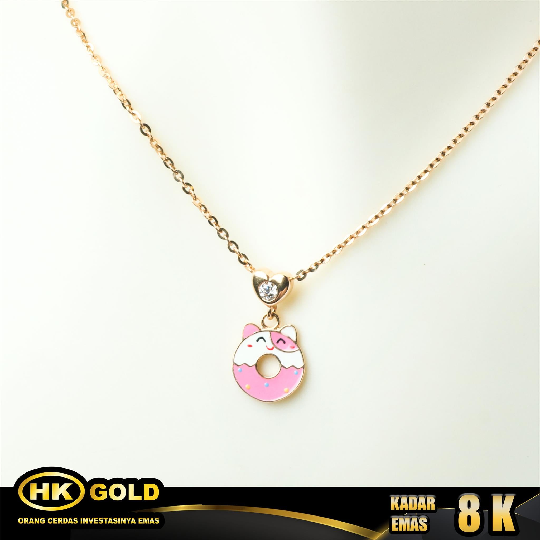 HK MUSTIKA GOLD - KALUNG EMAS 8K - TYPE 804 ANAK