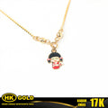 Kalung Emas 17K Type 617 Anak HK GOLD