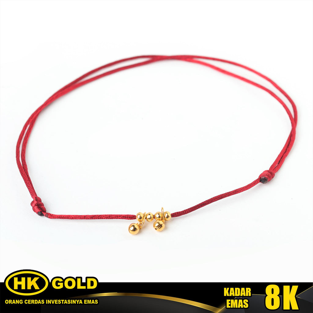 Gelang Emas 8K  Kaki Wanita Type 2393 HK GOLD