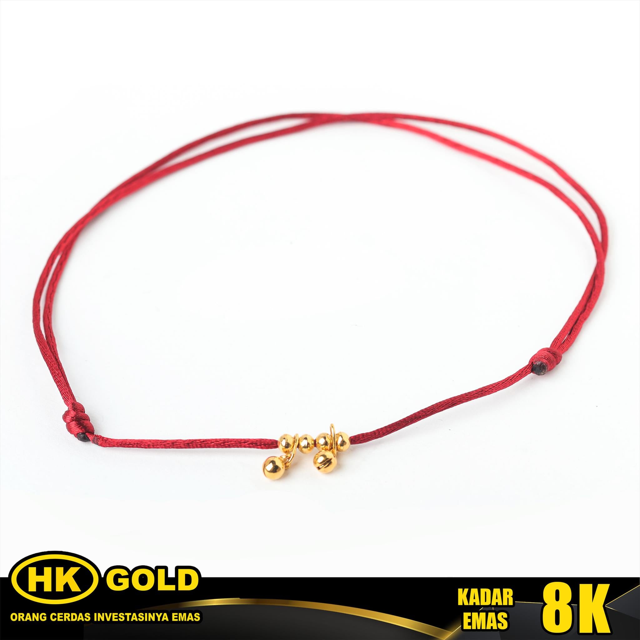 Gelang Emas 8K  Kaki Wanita Type 2393 HK GOLD