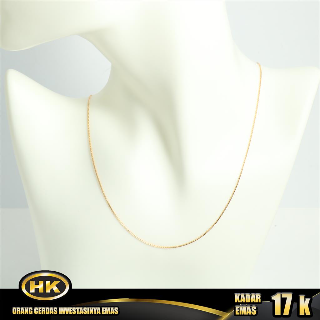 HK Mustika Gold - Kalung Emas 17K - Italy Santa