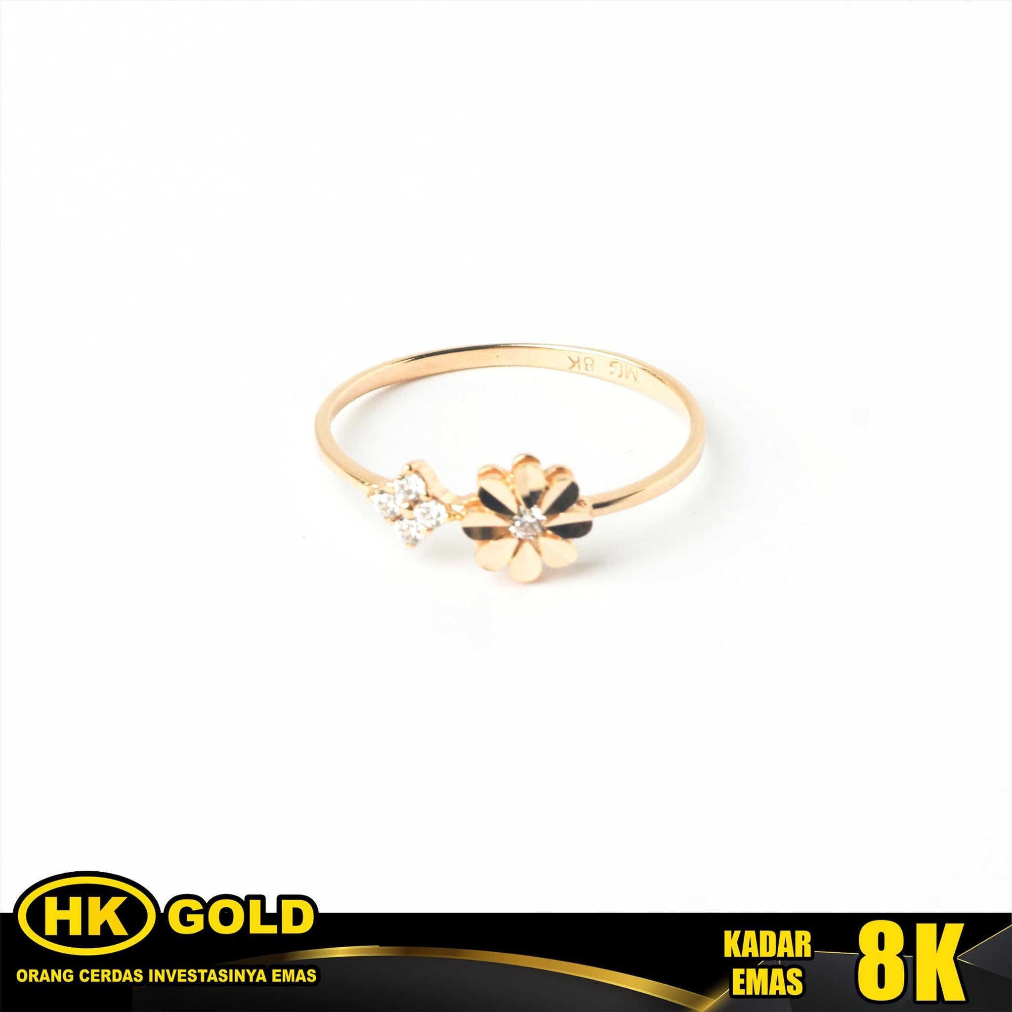Cincin Emas 8K Wanita Type 1809 HK GOLD