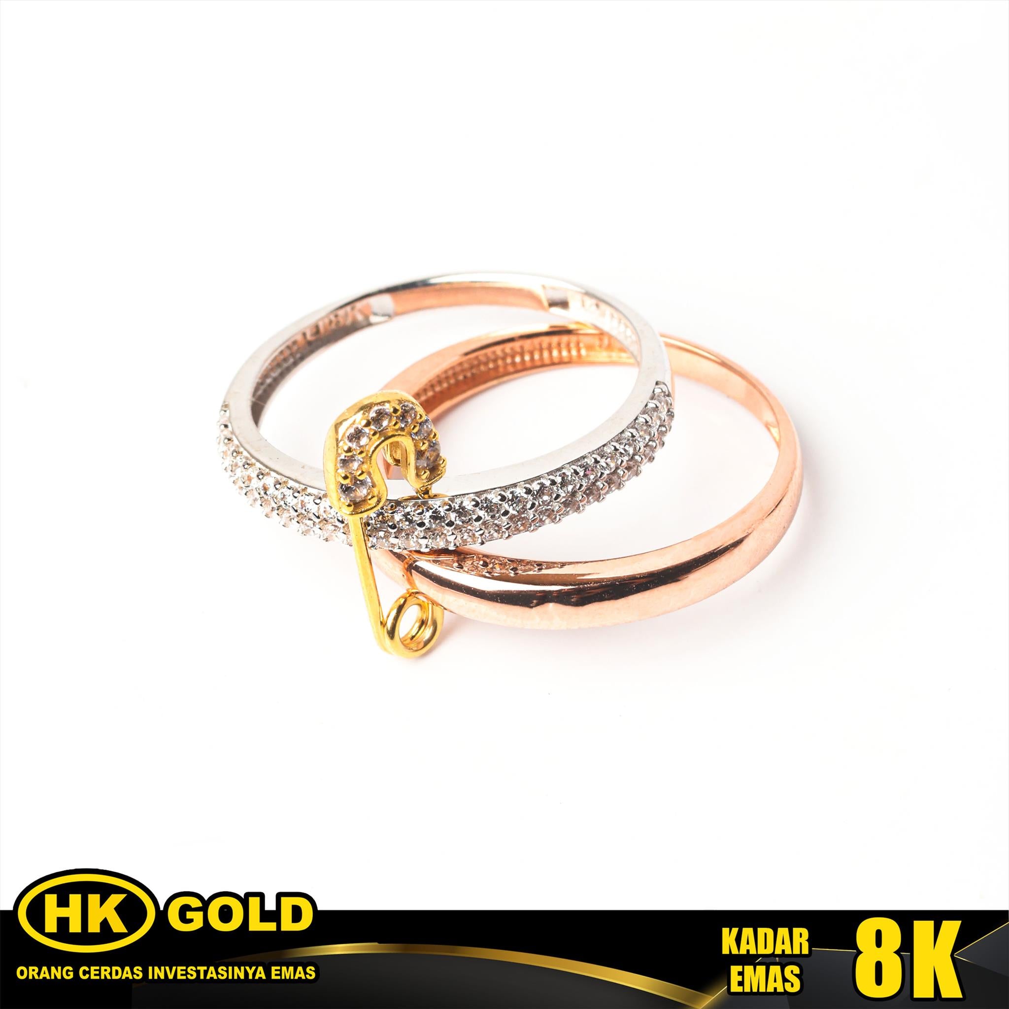 Cincin Emas 8K Wanita Type 1919 HK GOLD