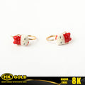Anting Emas 8K Kait Wanita Type 367 HK GOLD