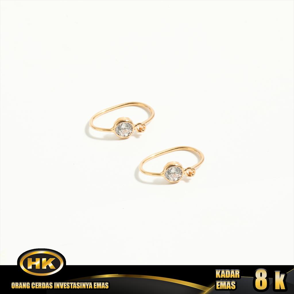 Anting Emas 8K - Tindik 