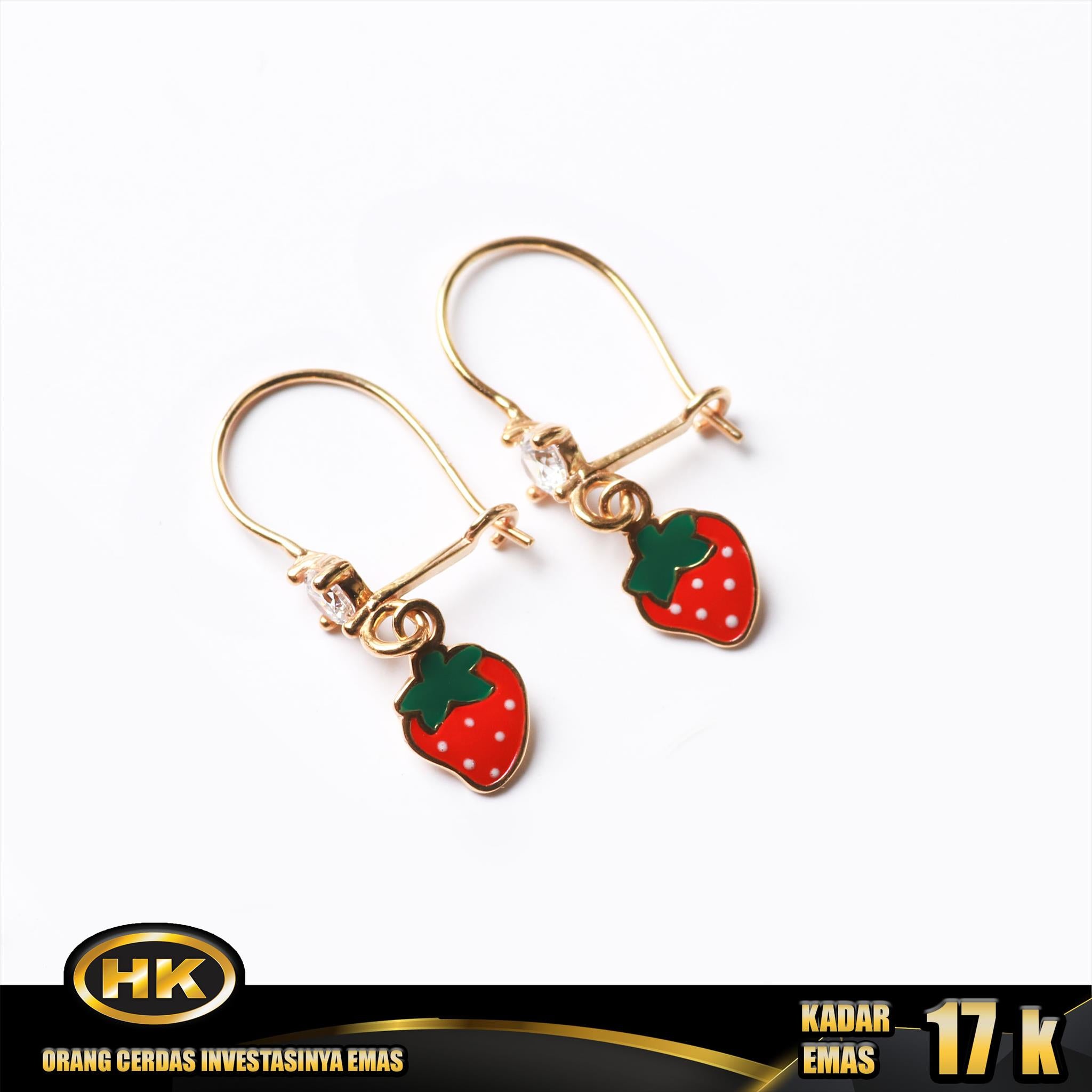 HK Mustika Gold - Anting Emas 17K - Type 127 ANAK