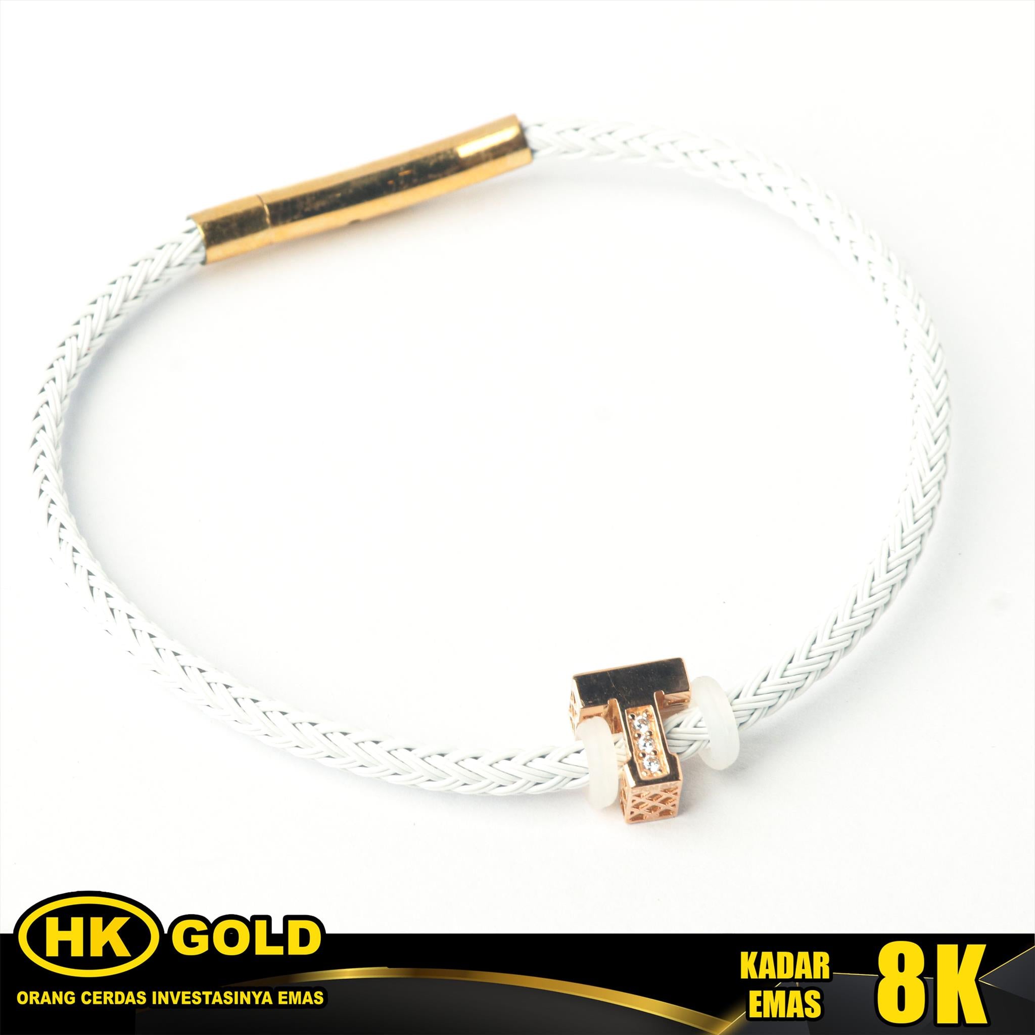 Gelang Emas 8K Rajut Wanita Type 2310 HK GOLD