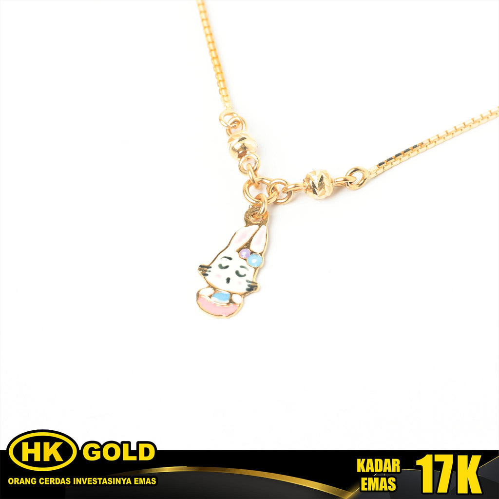 Kalung Emas 17K Type 618 Anak HK GOLD