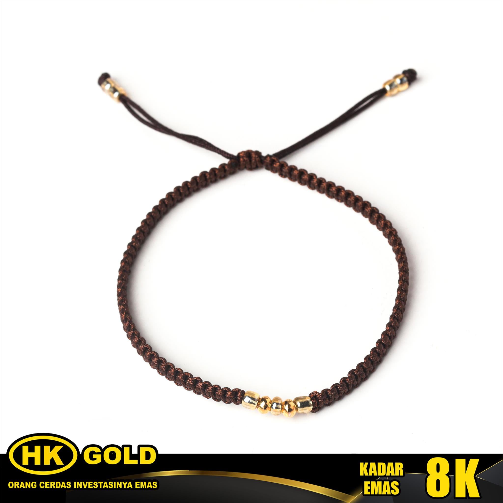 Gelang Emas 8K Sabrina Type 2455 HK GOLD