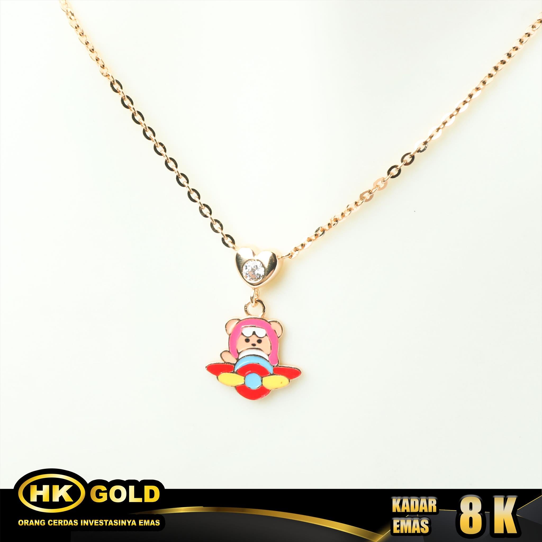 HK MUSTIKA GOLD - KALUNG EMAS 8K - TYPE 804 ANAK