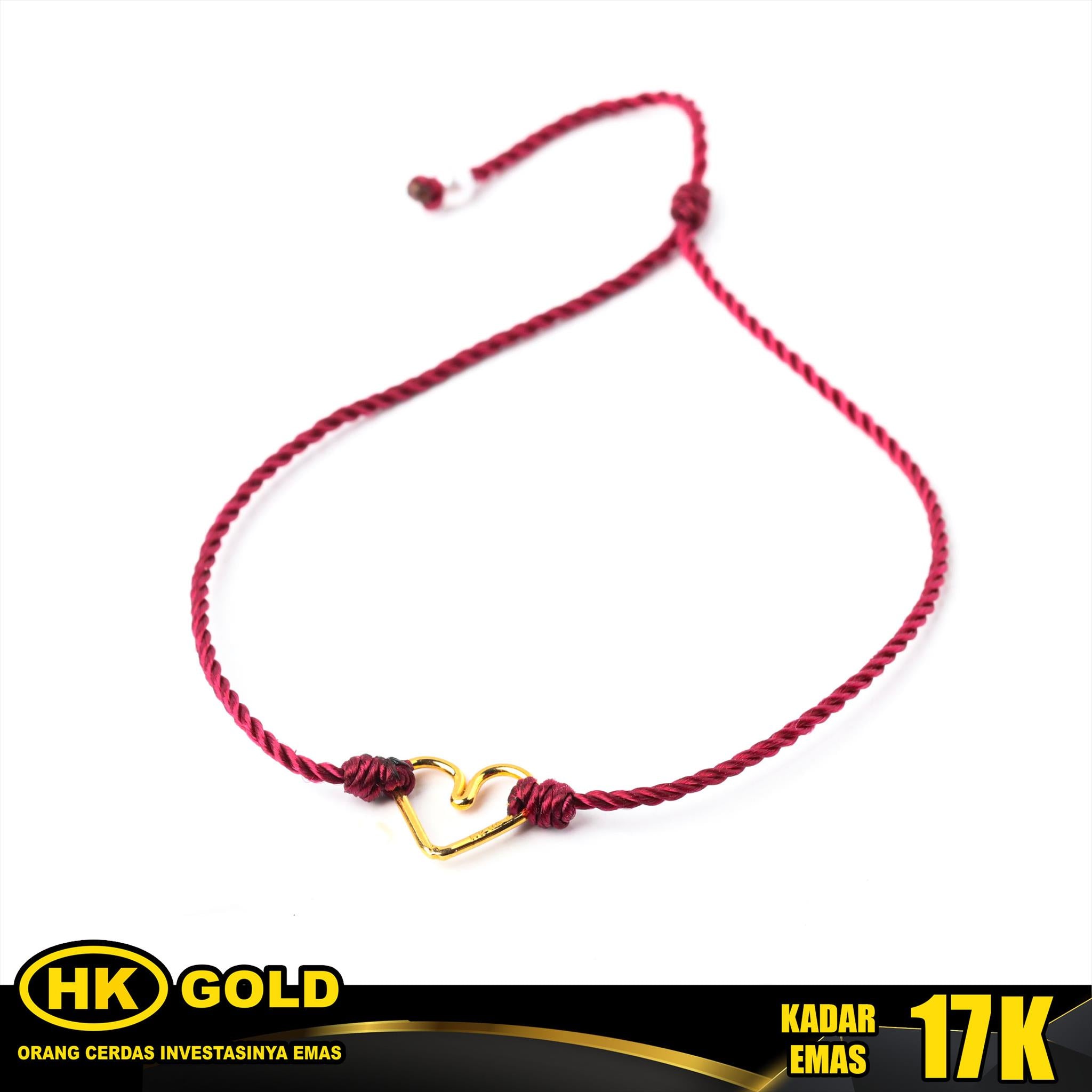 Gelang Emas 17K Xarena Type 2491 HK GOLD