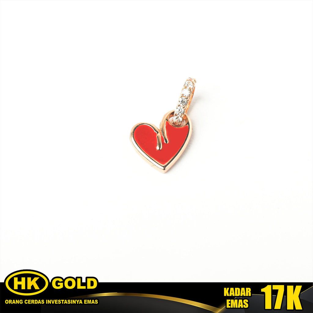 Liontin Emas 17K Pendant Wanita Type 245 HK GOLD