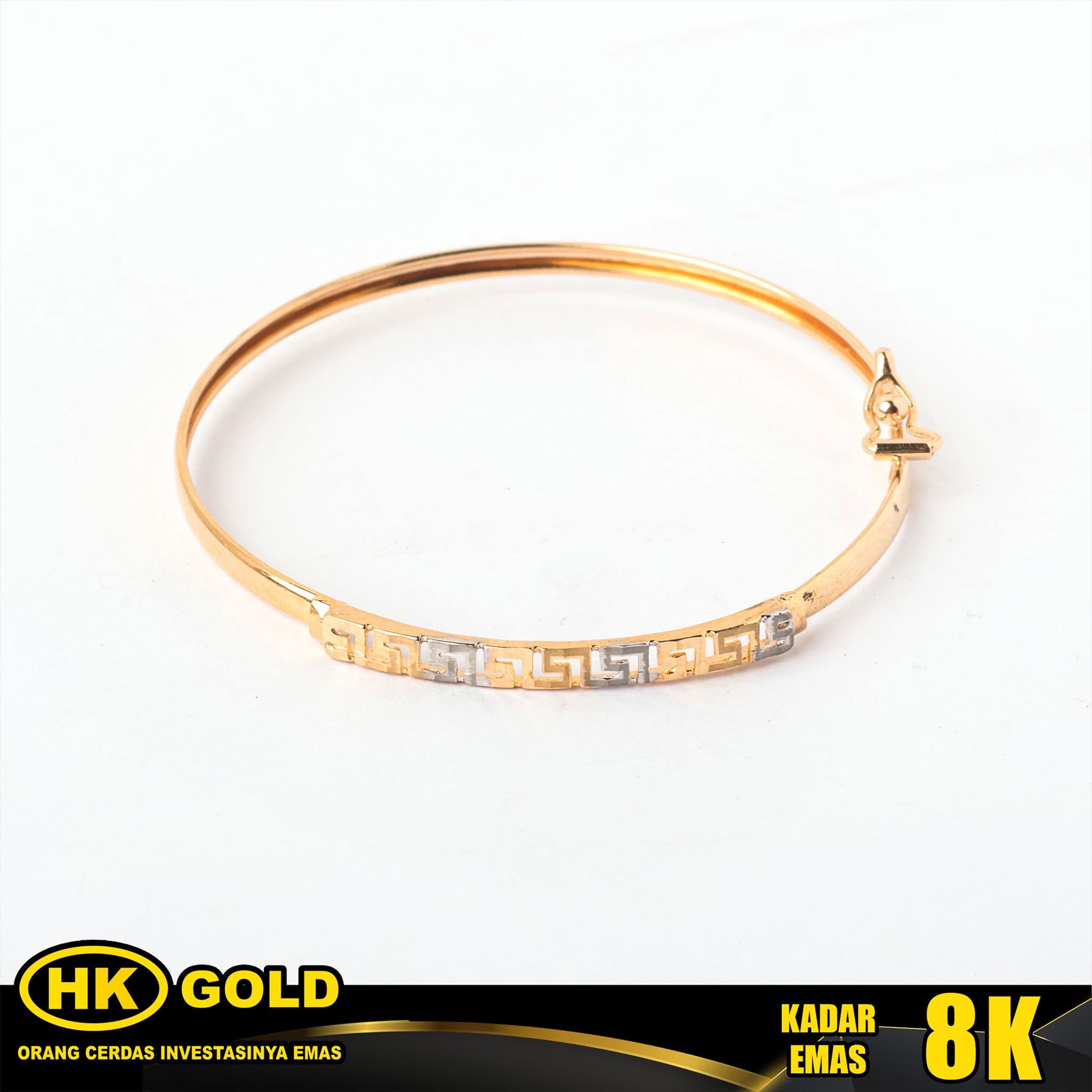Gelang Emas 8K Bangle Anak Type 2414 HK GOLD