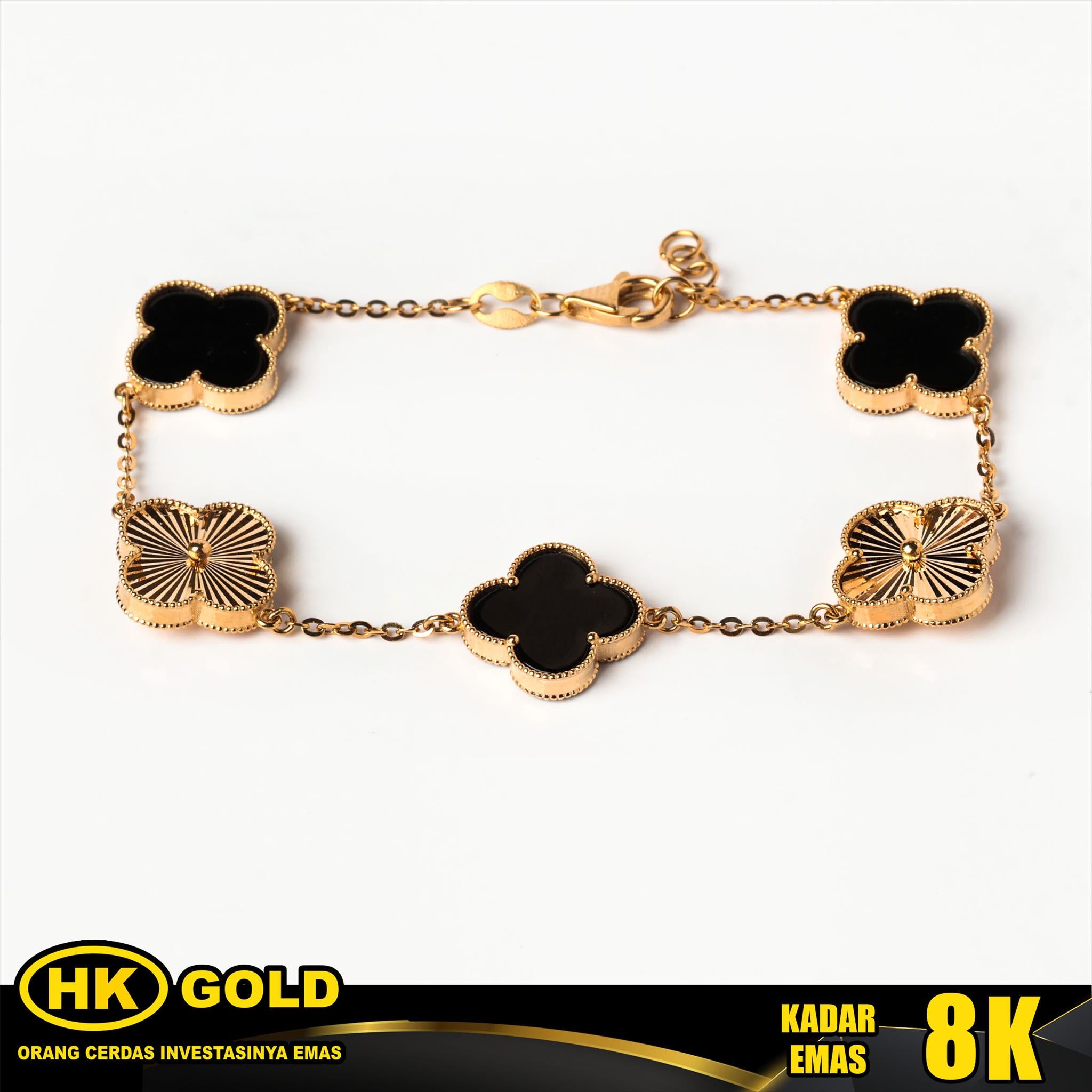 Gelang Emas 8K Bracelet Wanita Type 2585 HK GOLD