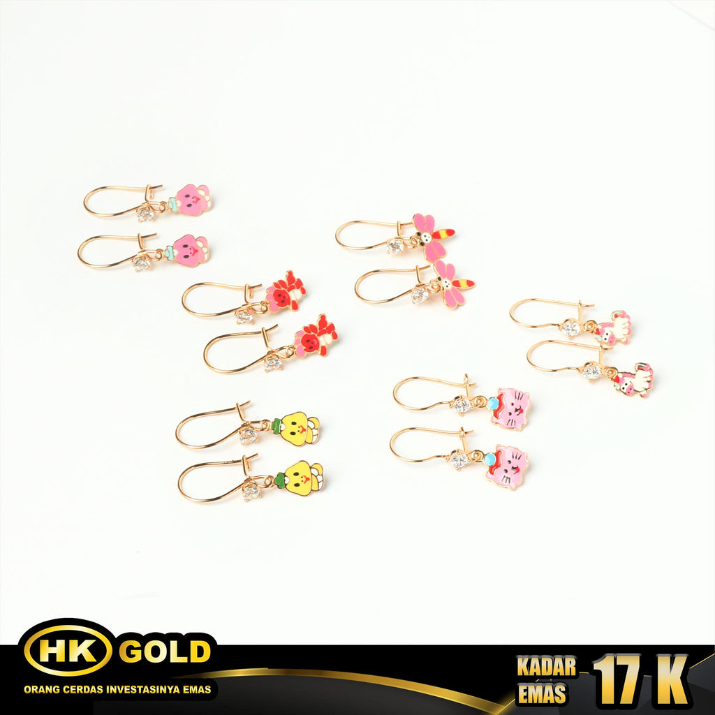 HK MUSTIKA - ANTING EMAS 