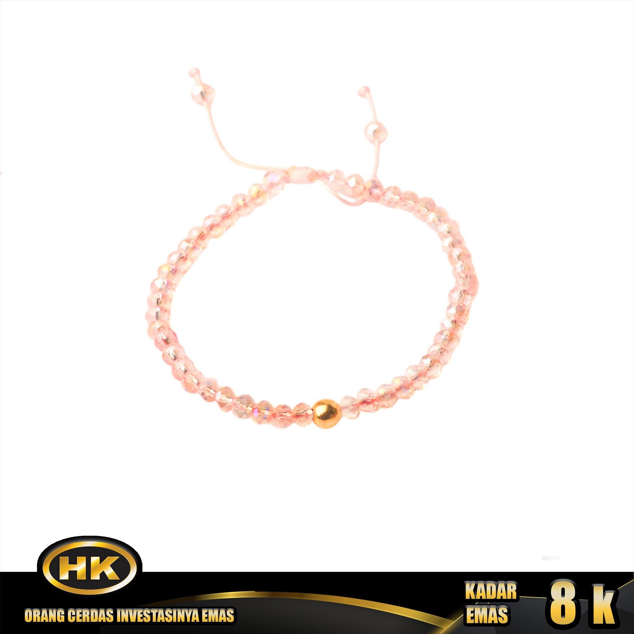 HK Mustika Gold - Gelang Emas  8K - Type 679 Godiva