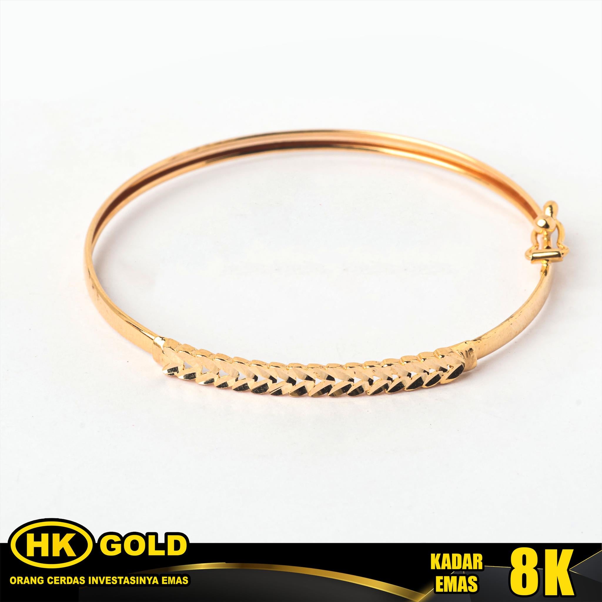 Gelang Emas 8K Bangle Anak Type 2415 HK GOLD