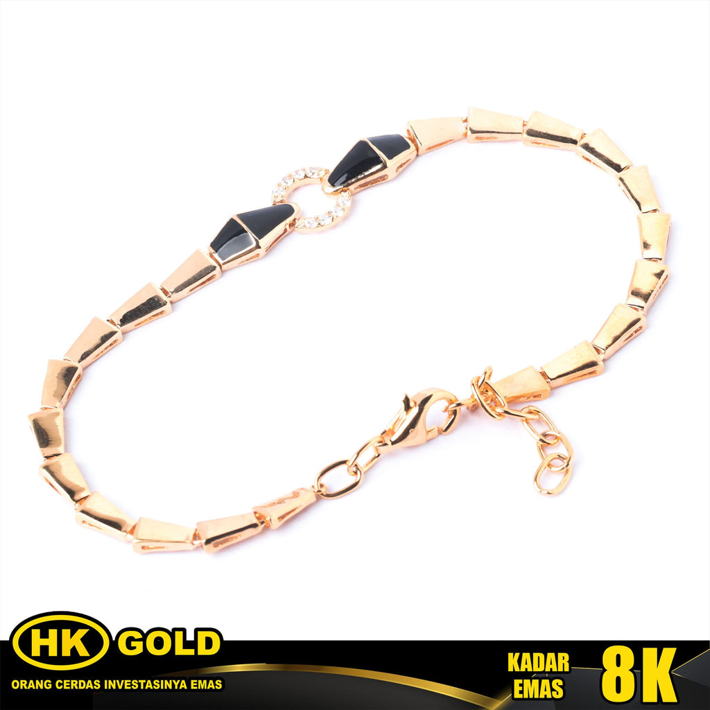 Gelang Emas 8K Bracelet Wanita Type 2404 HK GOLD