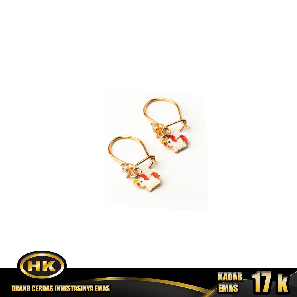 HK MUSTIKA - ANTING EMAS 17K - Type 137
