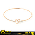 Gelang Emas 17K Bangle Wanita Type 1184 HK GOLD