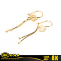 Anting Emas 8K Kait Wanita Type 356  HK GOLD
