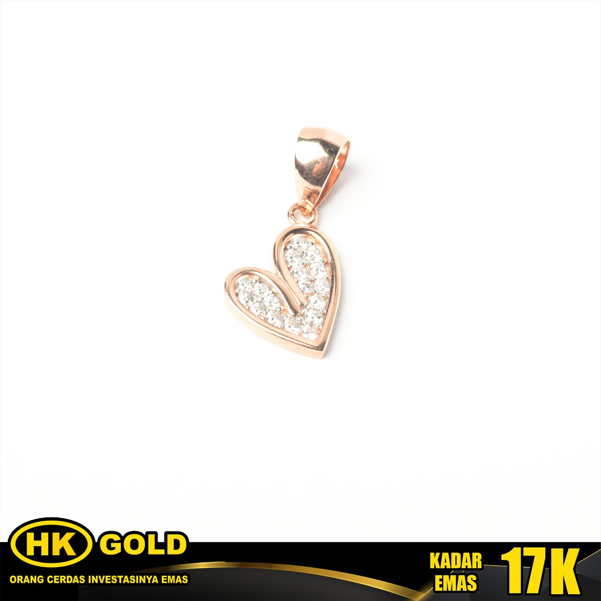 Liontin Emas 17K Pendant Wanita Type 245 HK GOLD