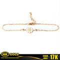 Gelang Emas 17K Bracelet Wanita Type 1203 HK GOLD