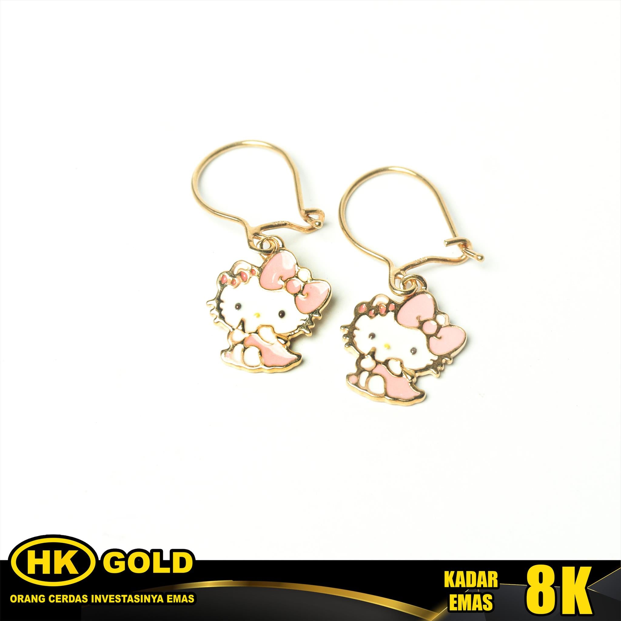 Anting Emas 8K Type 323 HK GOLD