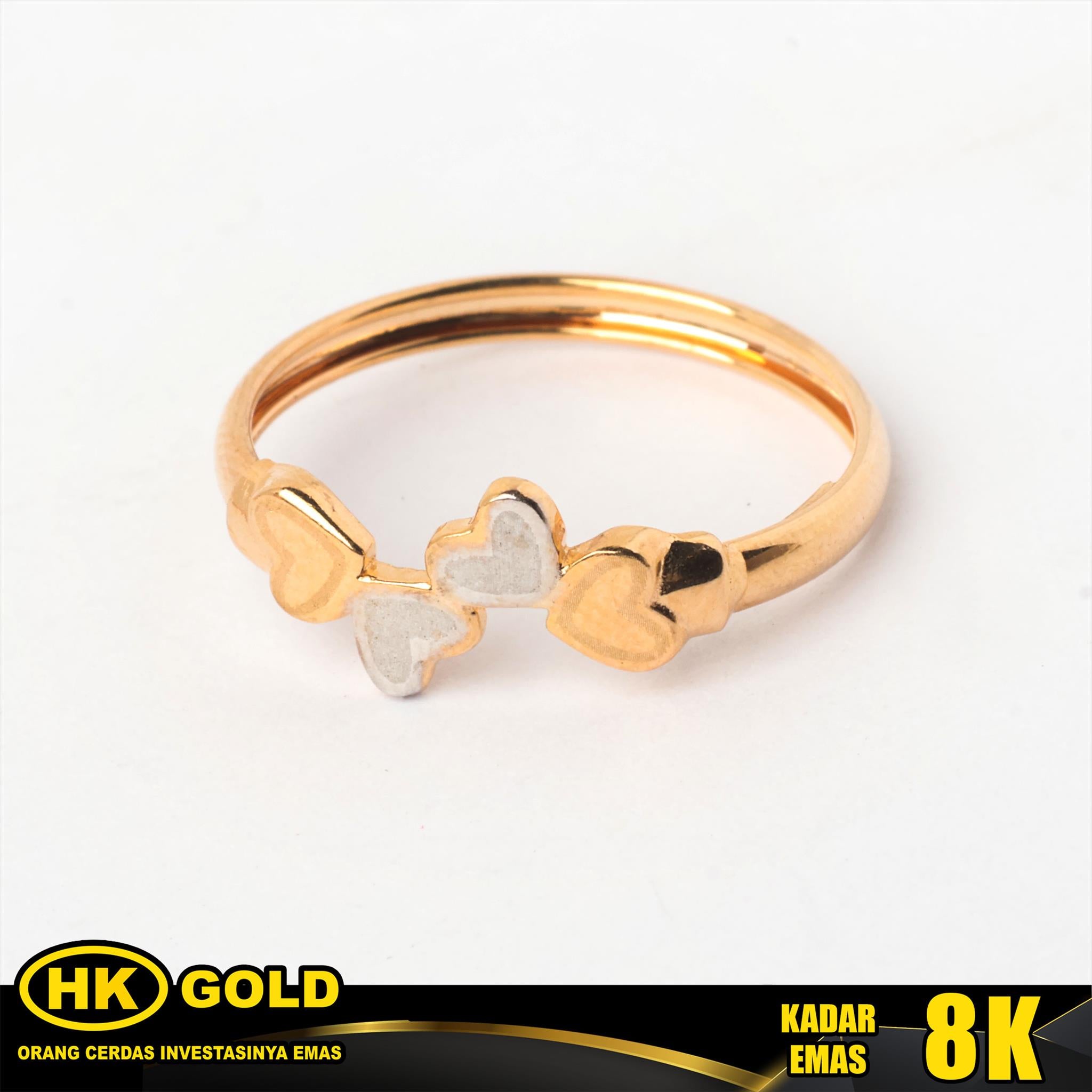 Cincin Emas 8K Wanita Type 1889 HK GOLD