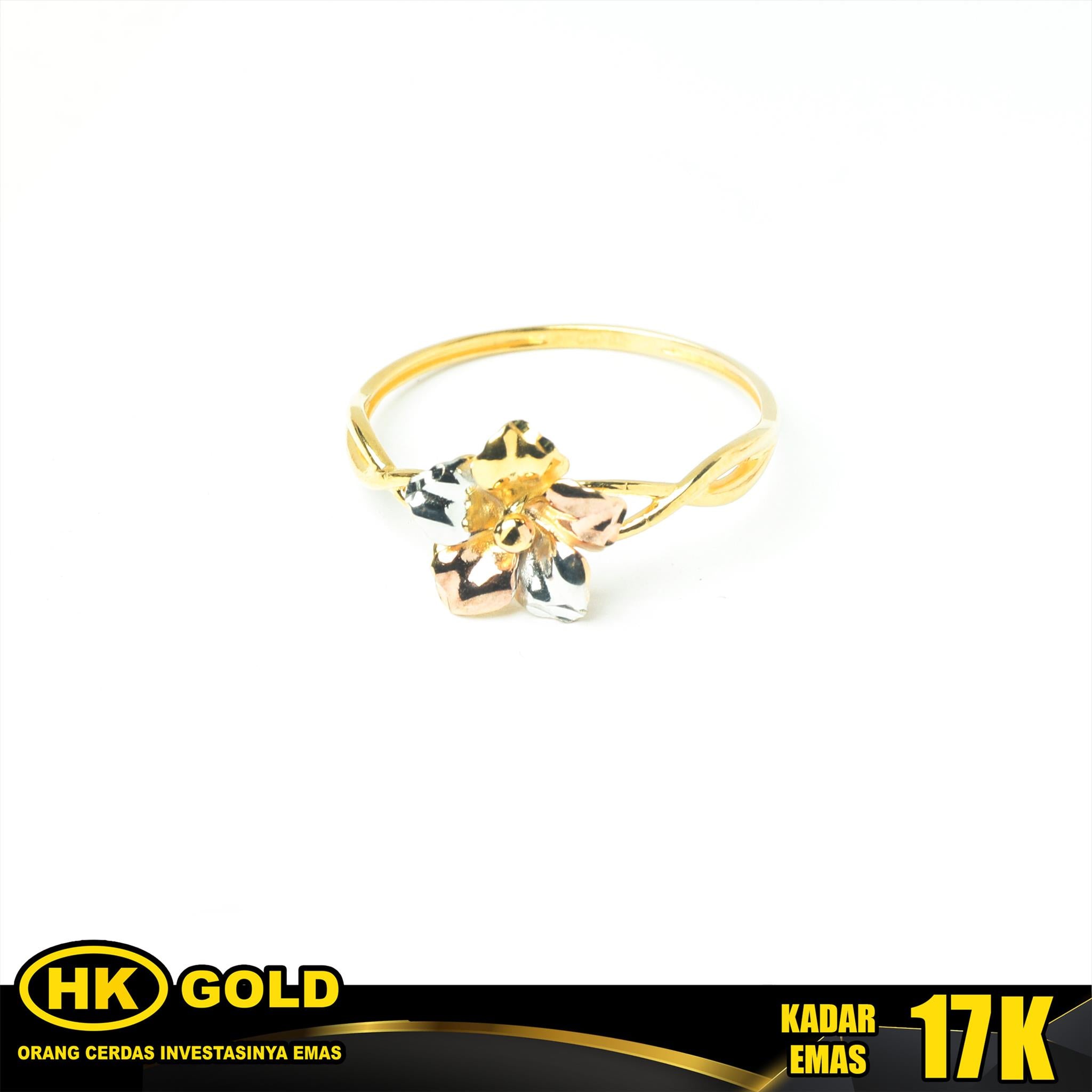 Cincin Emas 17K Type 961 HK GOLD