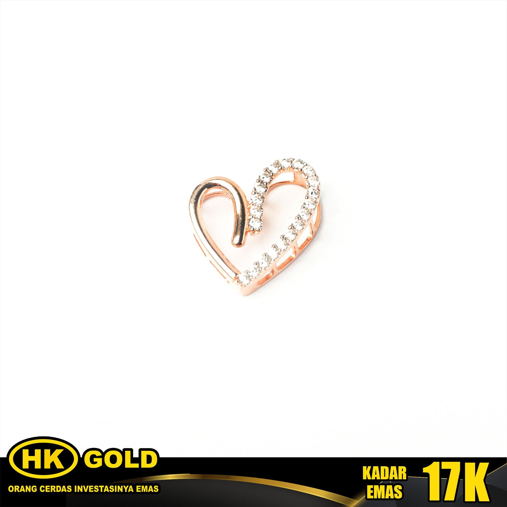Liontin Emas 17K Pendant Wanita Type 245 HK GOLD