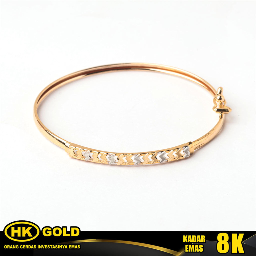 Gelang Emas 8K Bangle Anak Type 2414 HK GOLD