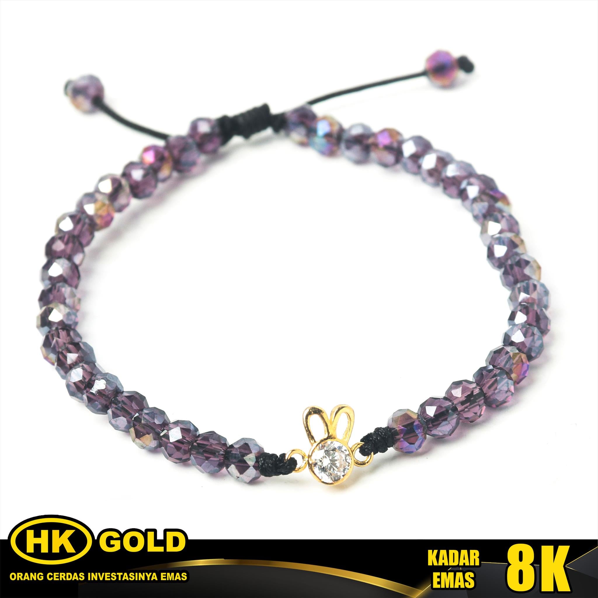 Gelang Emas 8K Type 2078 Godiva HK GOLD