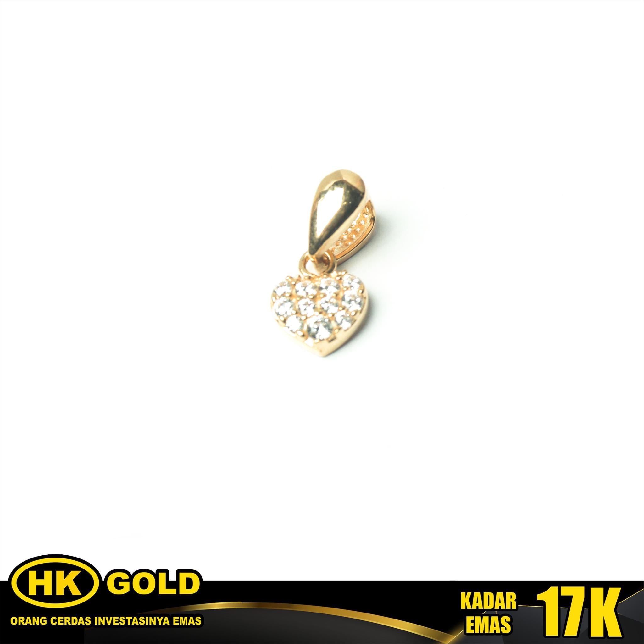 Liontin Emas 17K Type 202 HK GOLD