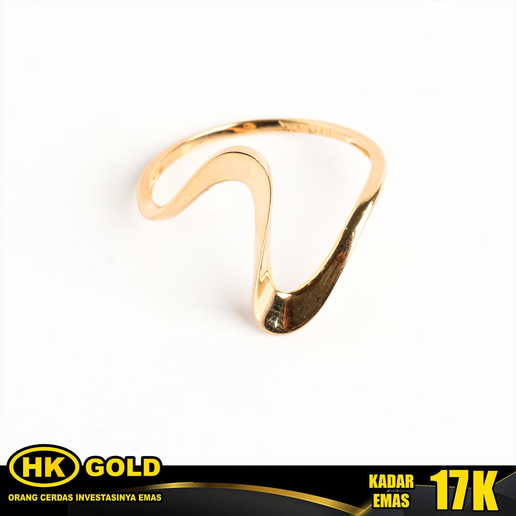 Cincin Emas 17K Wanita Type 1153 HK GOLD